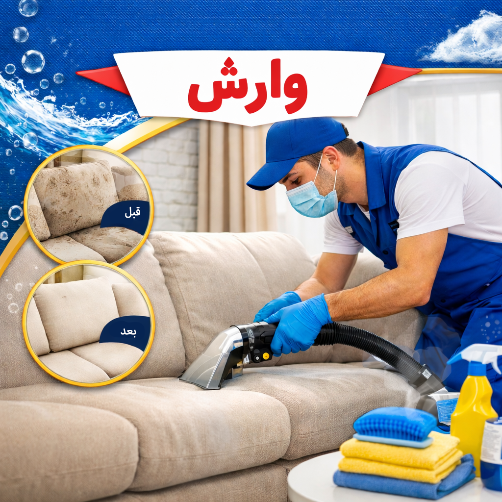 مبلشویی در منزل وارش (سلیمانی )